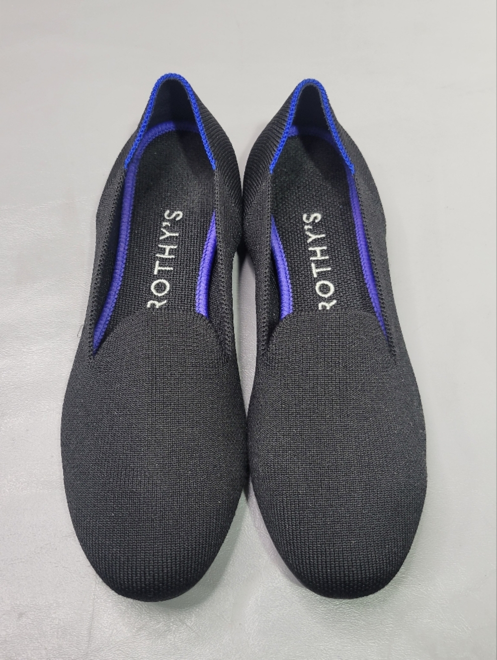 Rothy's the loafer Women's Size US 7.5 Black Slip on Shoes